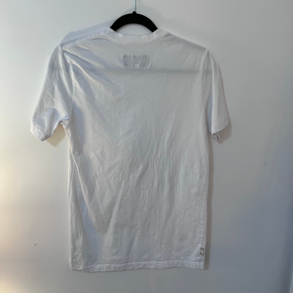 Province of Canada Men's XS Organic Cotton Short Sleeve T-Shirt White - Picture 3 of 12